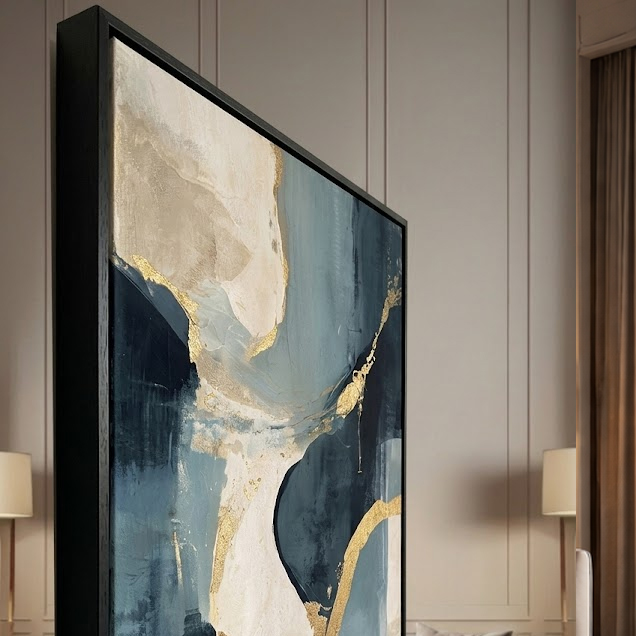 Abstract Azure Painting image